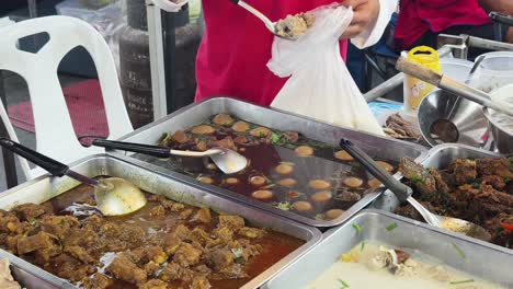 street food stall in asia