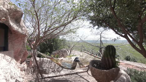 peace sleeping on a hammock at israel golan heights