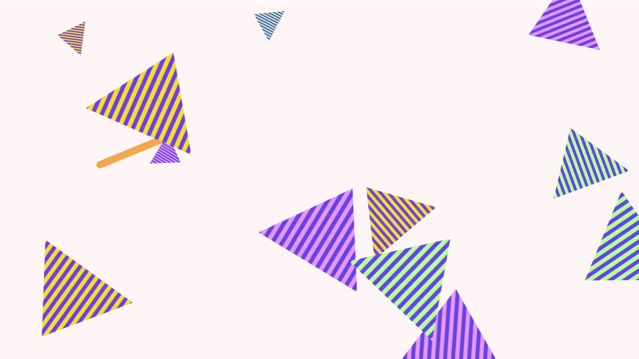 movimiento abstracto geométrico líneas y triángulos 1