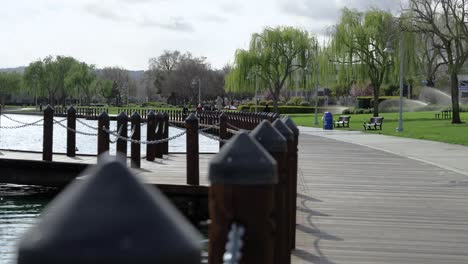 foster city park and wooden trail