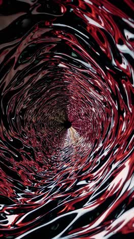 abstract red and black swirl vortex