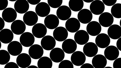 Big black polka dots - simple retro pattern for creative, 3d render, black polka dot on white background
