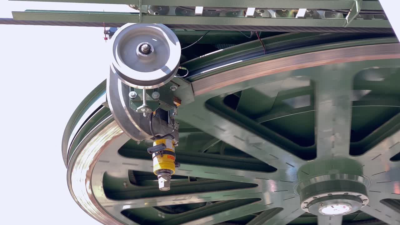 cerrar el mecanismo de conducción del teleférico