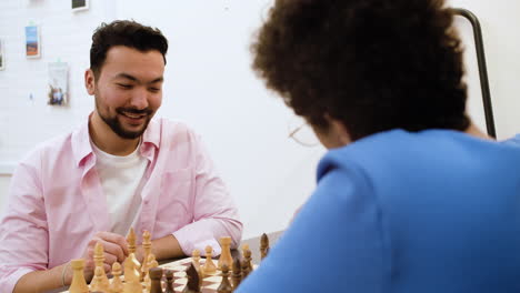 friends playing chess