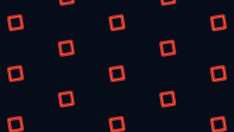 flat cubes pattern in rows on black gradient