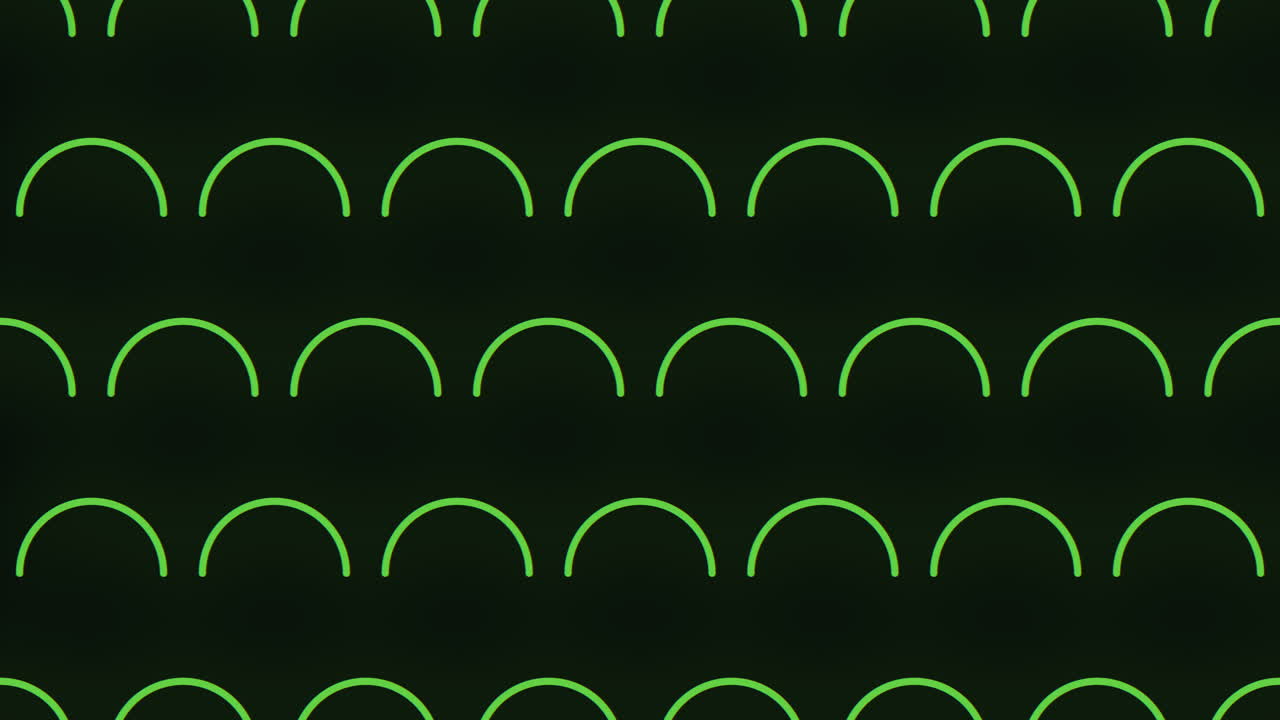 Zigzagging green lines on black a dynamic pattern of directionality