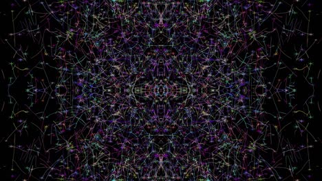abstract star with trail
