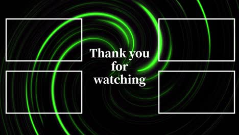 vortex neon end card ending screen motion graphics