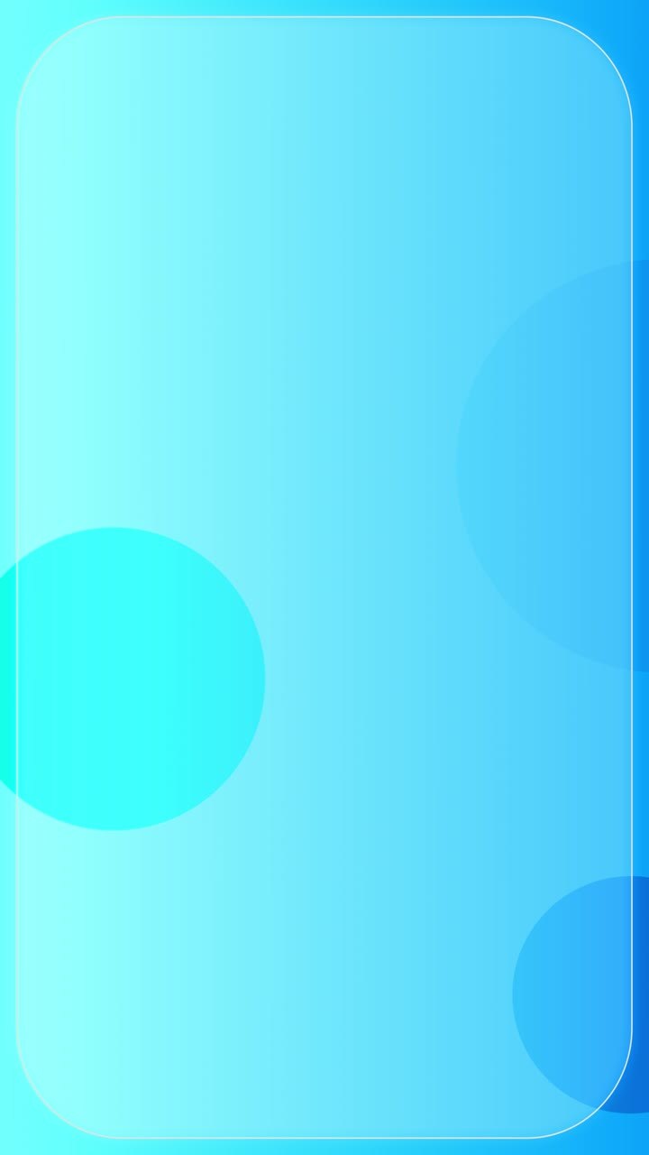 Abstract blue background gradient tones large circular shapes soft frame border modern minimalistic