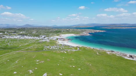 Errisbeg-Beach-is-a-stunning-stretch-of-coastline-located-in-County-Mayo,-Ireland