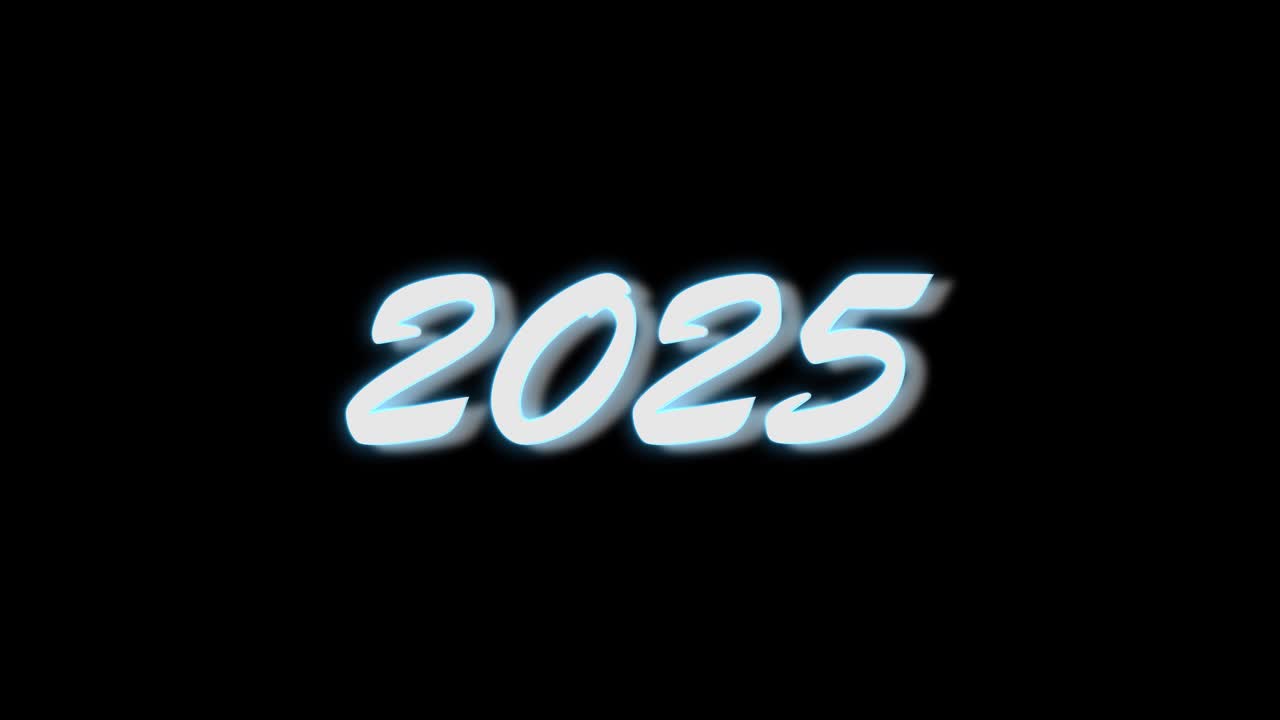 2025 animazione di testo motion graphics
