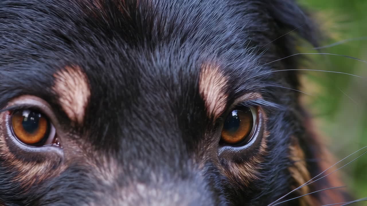 Close-up of a Dog's Wet Face