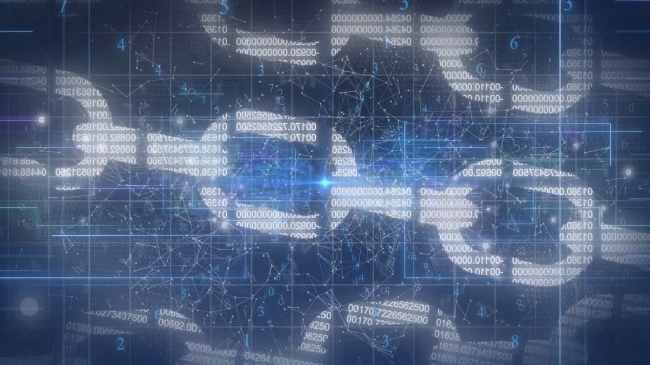 체인에 대한 데이터 처리의 애니메이션