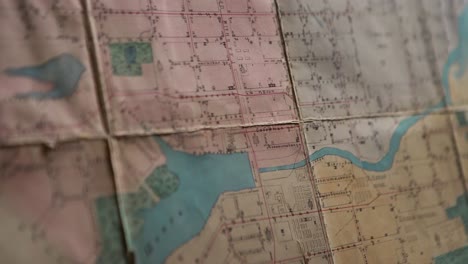 vintage detailed city maps