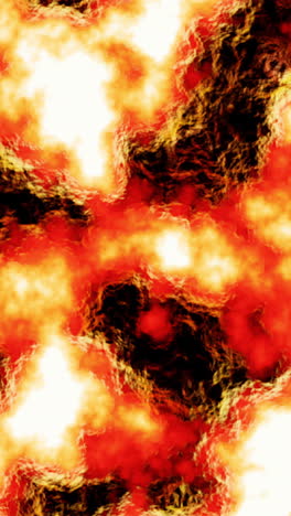 abstract fiery explosion