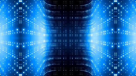 pared infinita azul futurista con capacidad de bucle 4k