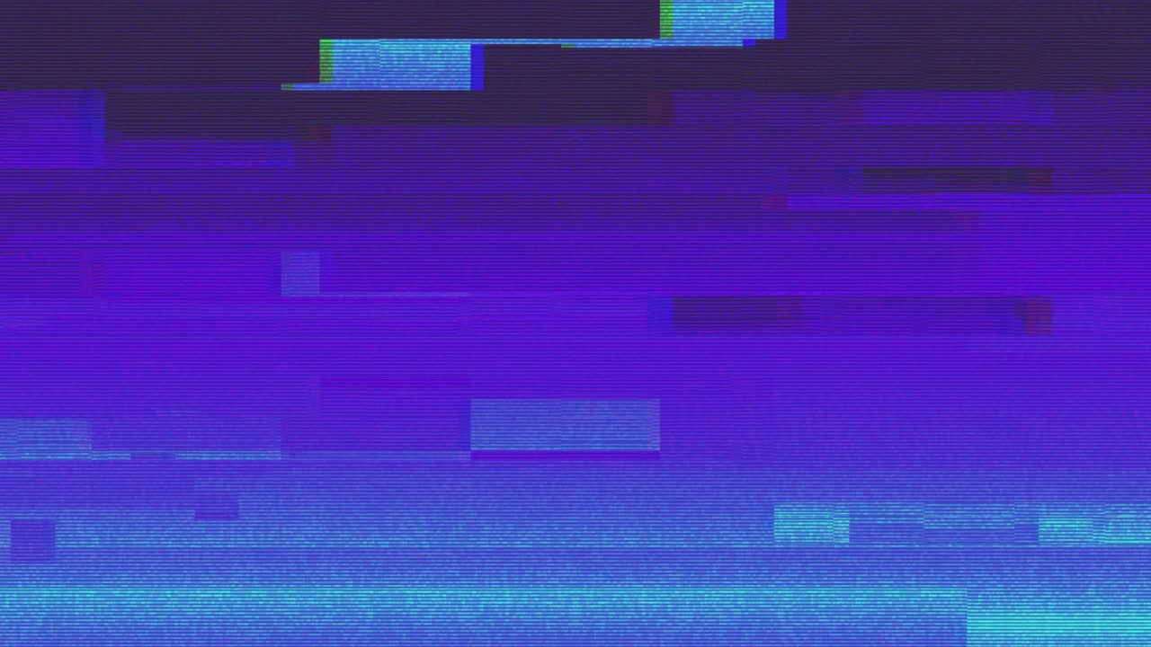 Unique Design Abstract Digital Animation Pixel Noise Glitch Error Video Damage