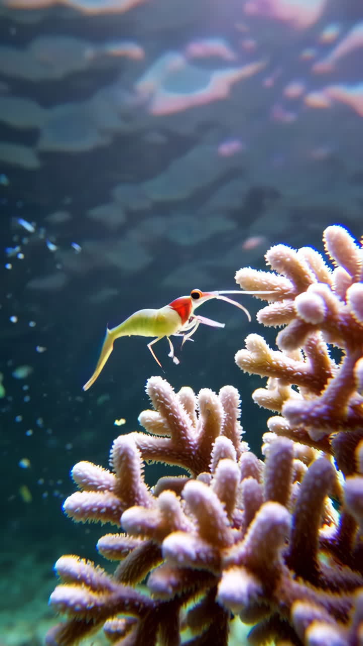 Small Shrimp on a Coral Reef