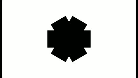 gráficos en movimiento de caleidoscopio