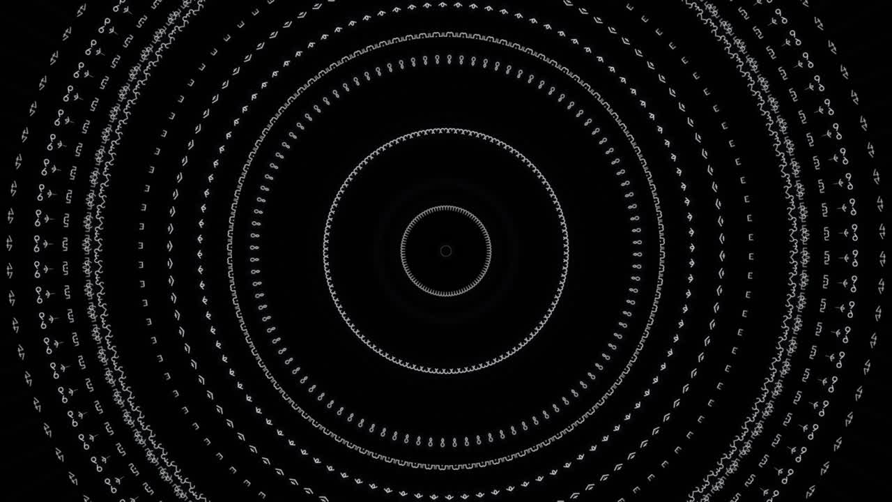 추상적인 흑백 기하학적 패턴