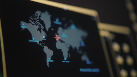 mapa de la red global