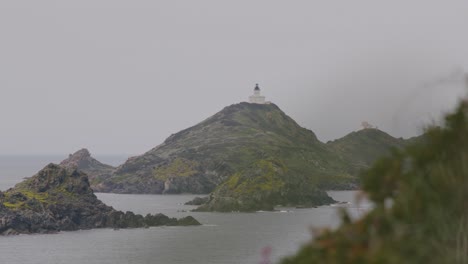 coastal landscape with lighthouse