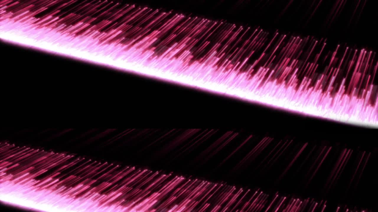 luces brillantes sobre un fondo negro