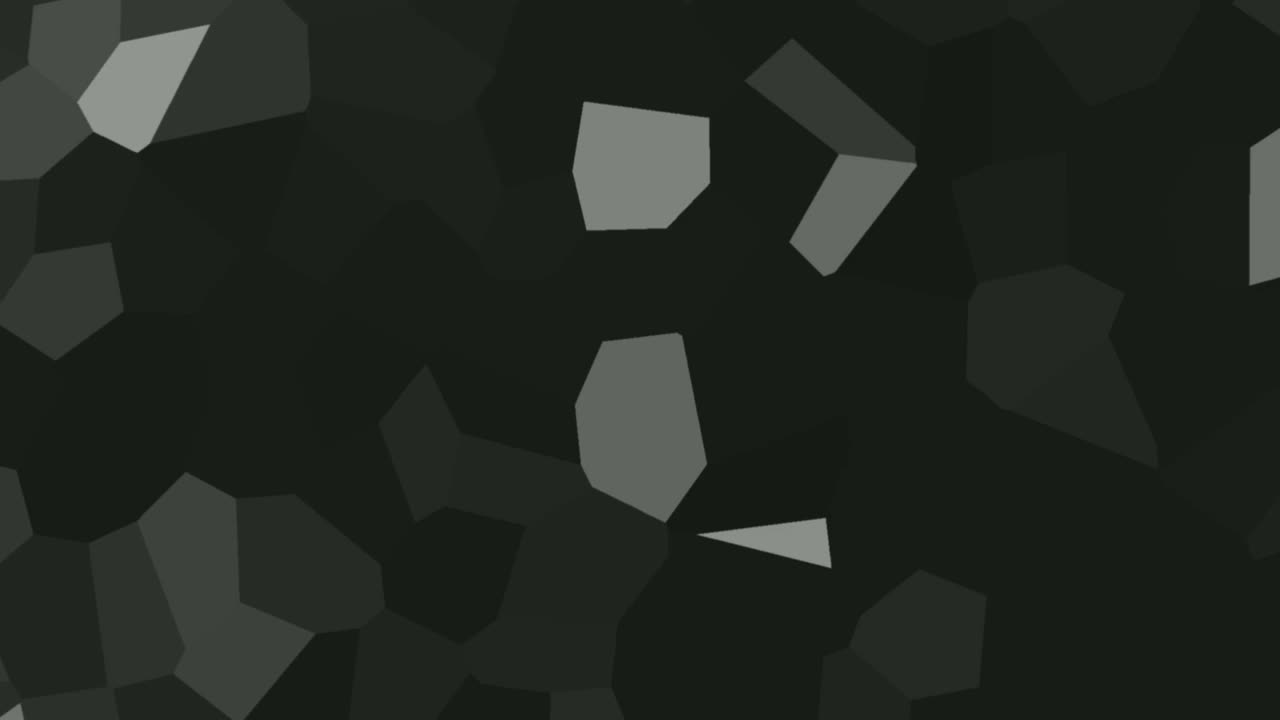 Mosaic effect in small fragments in shades of black and white