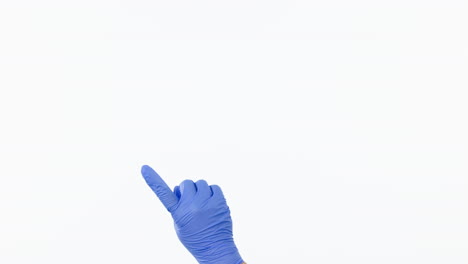 Gloves,-hand-and-finger-swipe-to-mockup-space