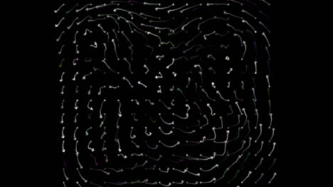 patrón de flechas abstractas
