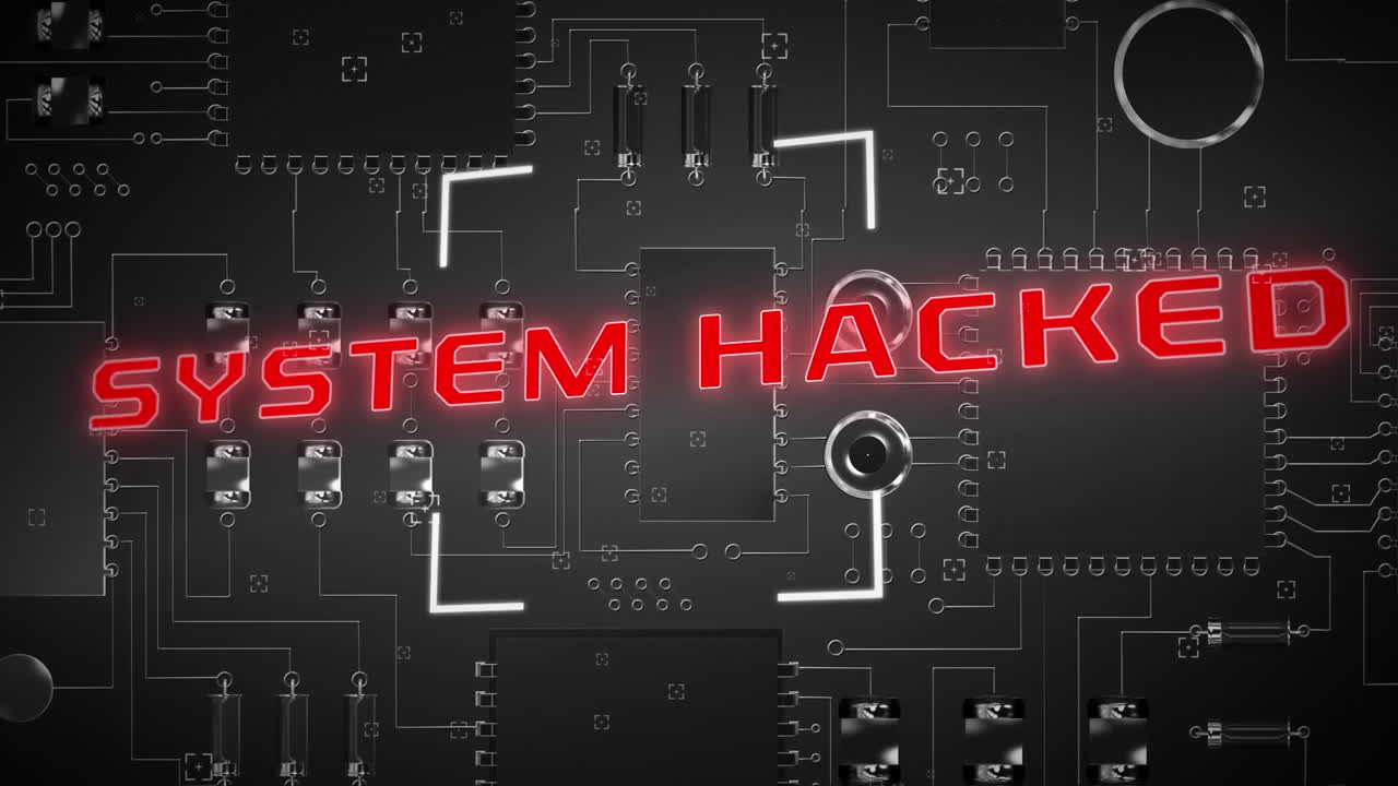 System hacked text against microprocessor connections