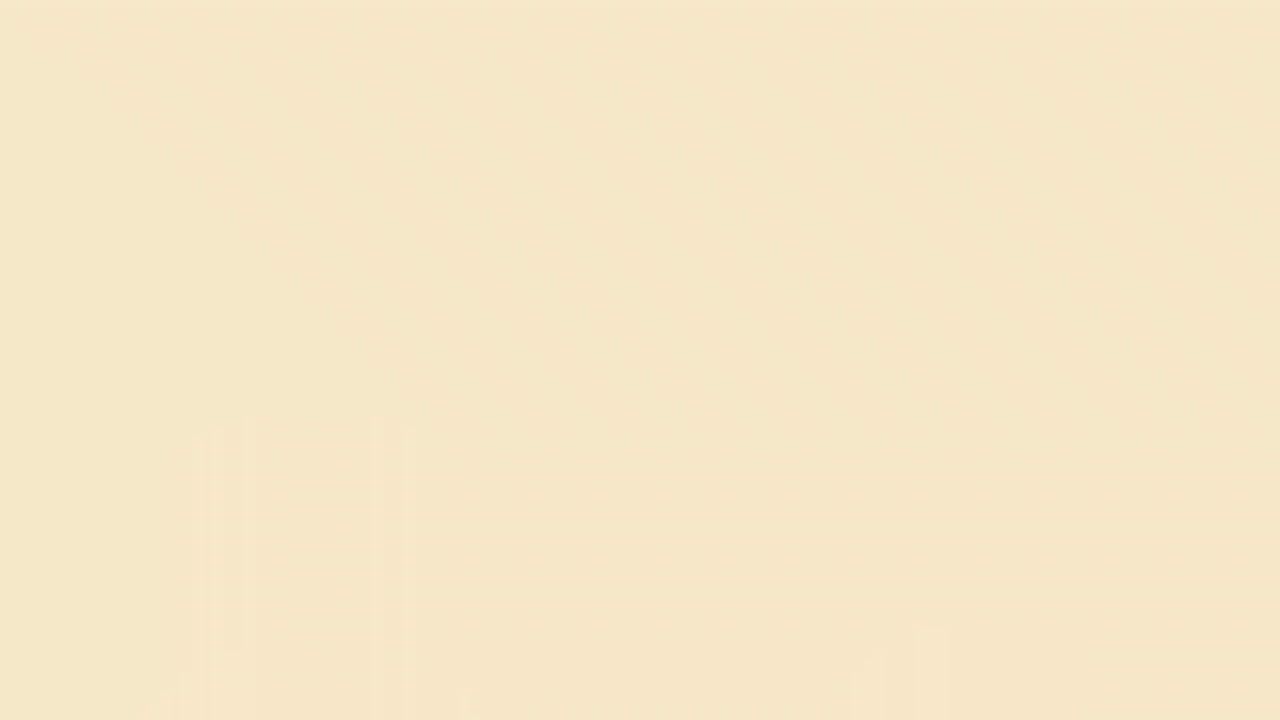 animación de círculos multicolores y línea gris sobre fondo amarillo