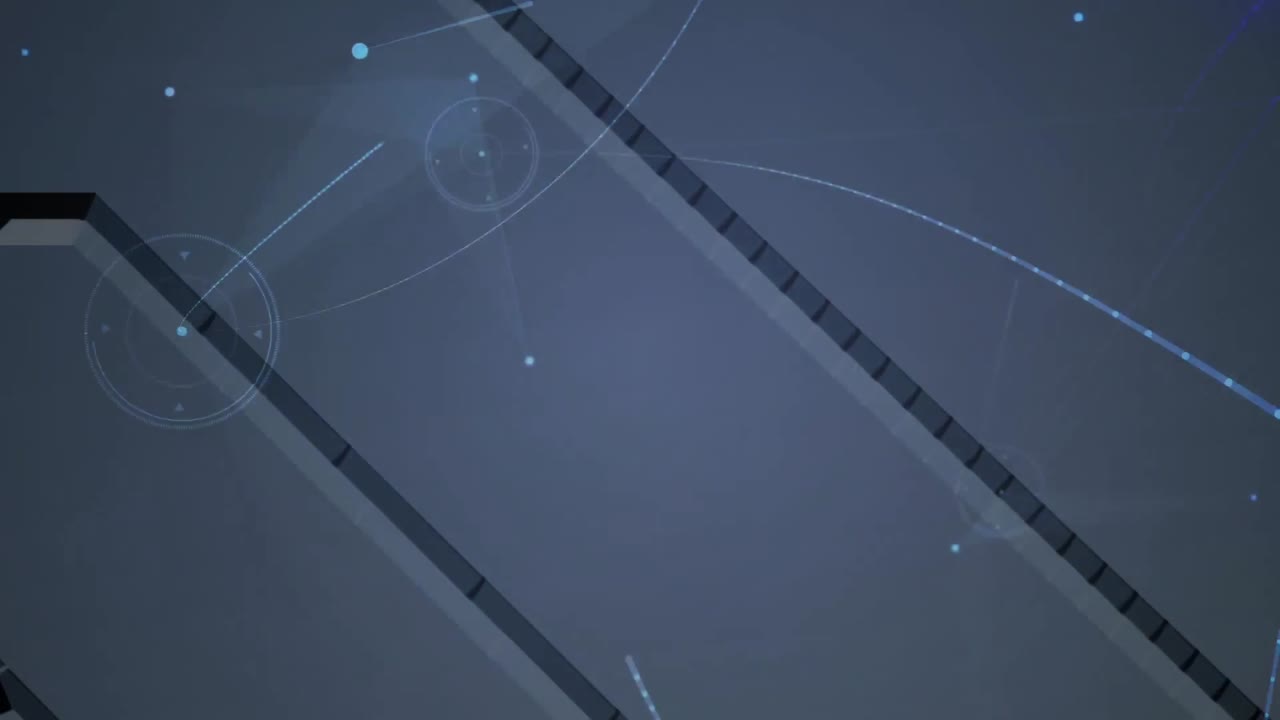 animación de redes de conexiones sobre un fondo gris