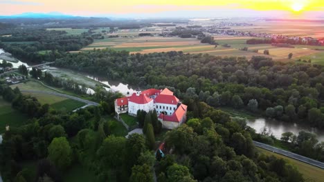 captivating 4k drone footage of castle borl, a historic gem with a haunting past as gestapo prison in world war two