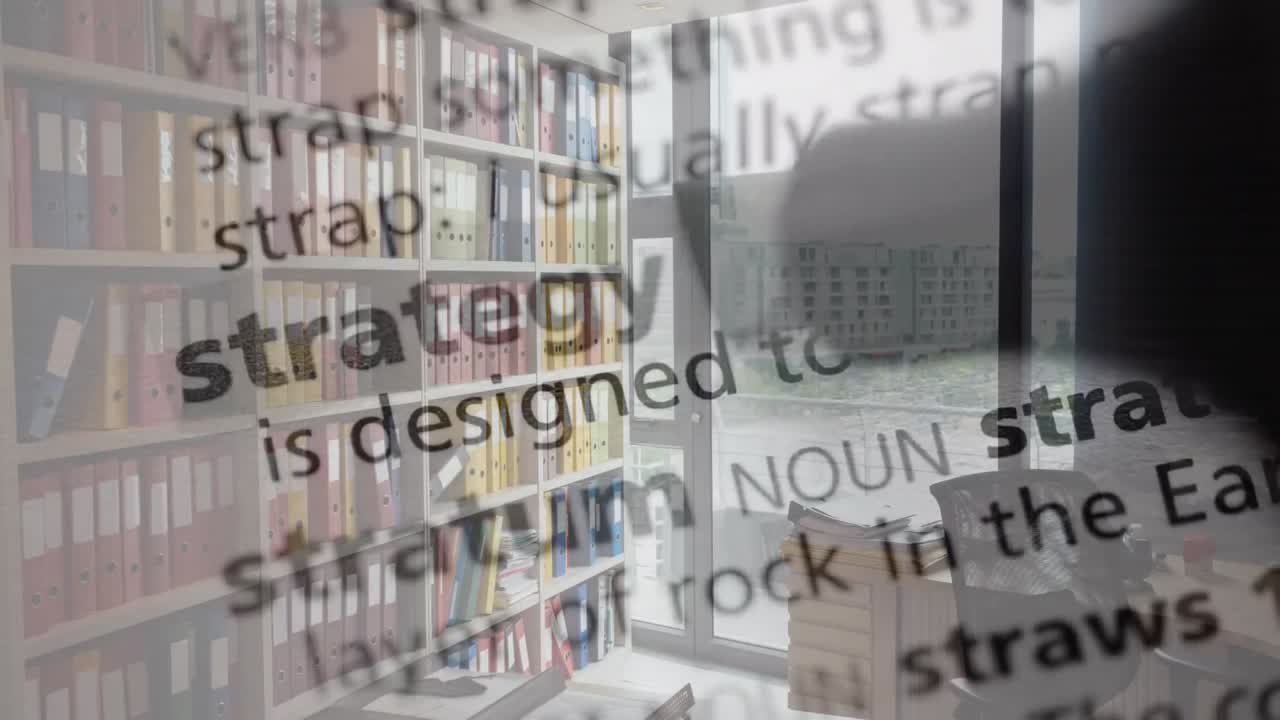 오피스 위에 펜을  ⁇ 러서 텍스트의 애니메이션