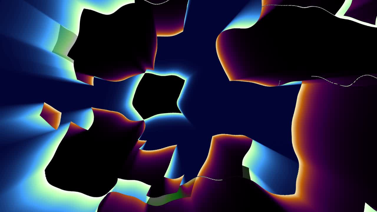 Colorful motion of the bokeh shadow light overlay loop background animation