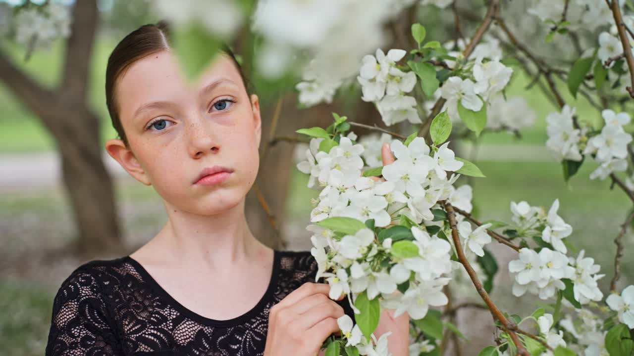 Teenage Ballerina in a Park