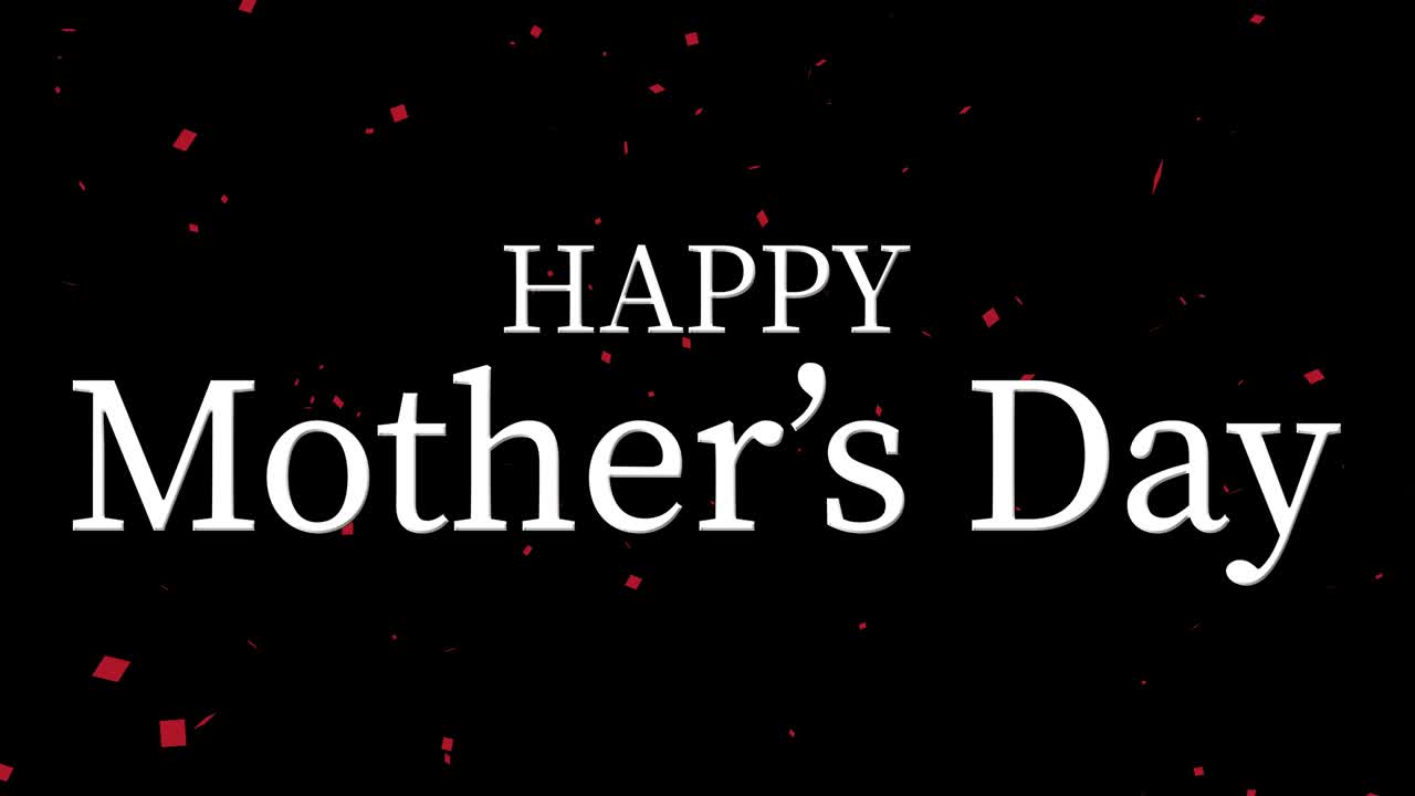 어머니의 날 메시지 선물 선물 모션 그래픽