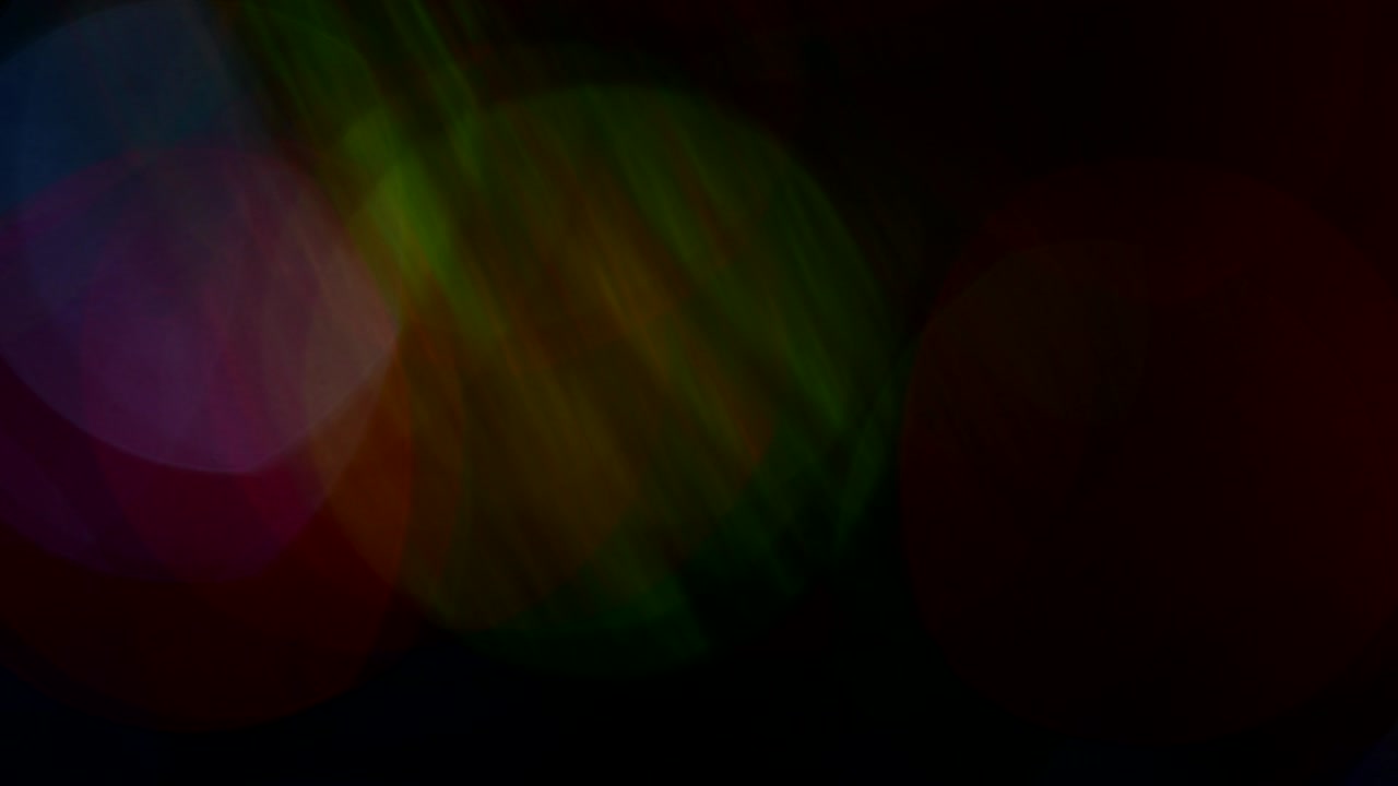 el bokeh de luz parpadeante