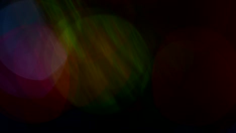 el bokeh de luz parpadeante