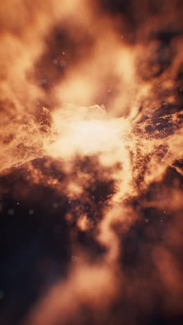 fantastic dense flowing particles background, 3d rendering.