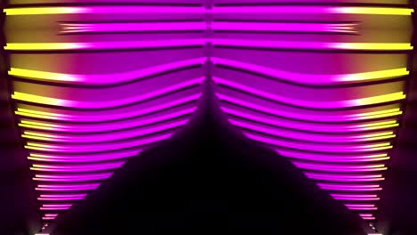 bucle de fondo de neón abstractamente colorido
