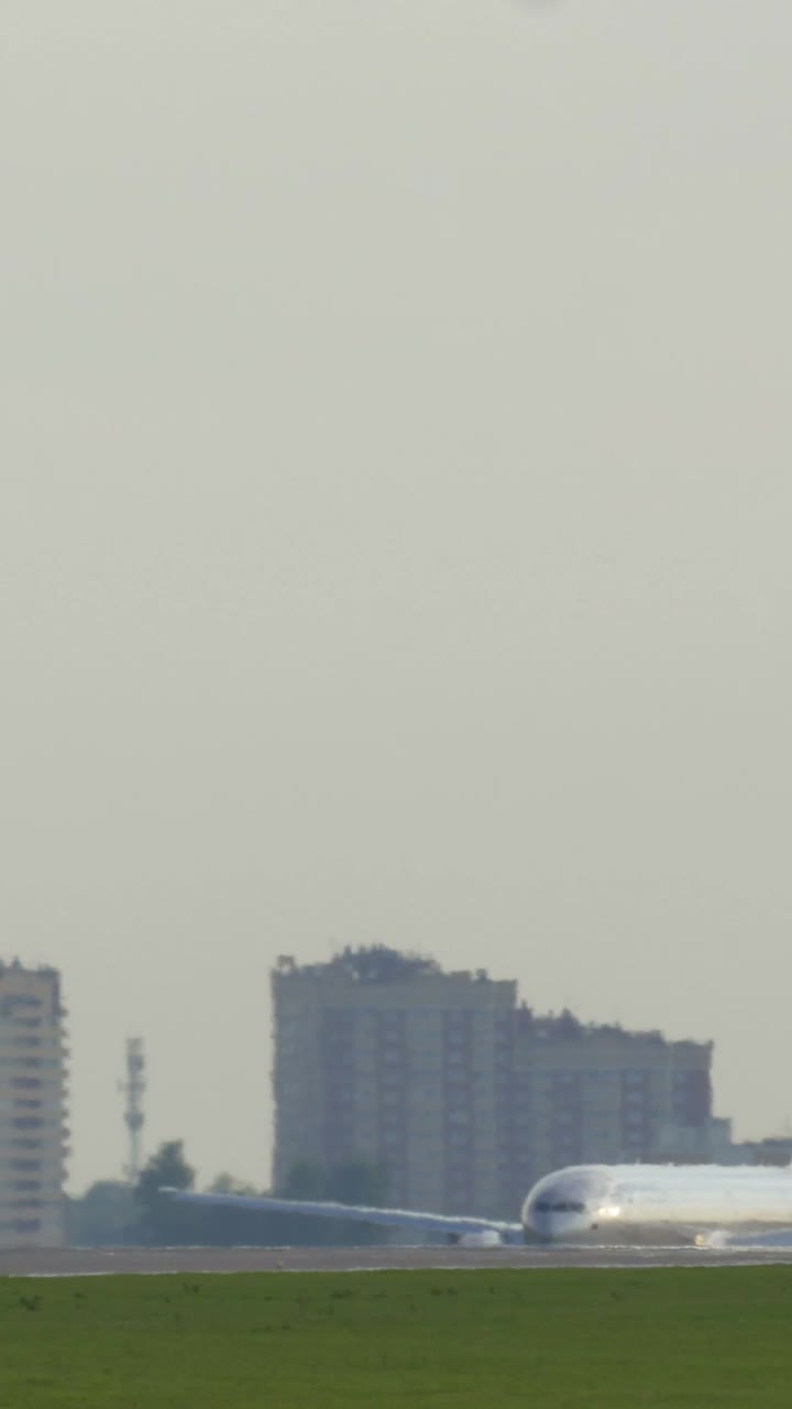 Images of airplanes at an airport