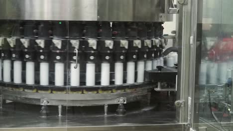 automated filling and packaging machine in action