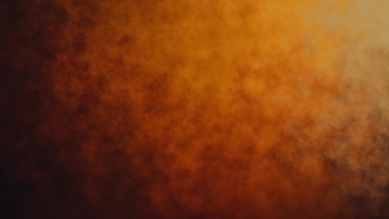 fondo de gradiente de movimiento de color cálido con repetición de bucle sin costuras. animación de fondo de luz de color naranja abstracta con gradiente borroso suave.