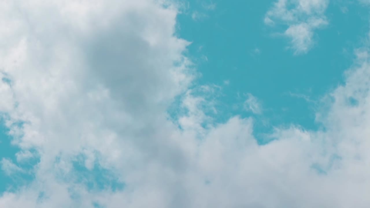 Clouds in the sky. Cloud motion shot