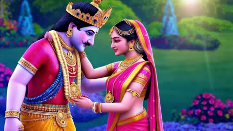 krishna y radha