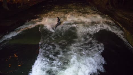 surfing-in-munich-at-night-on-the-famous-Eisbach-river