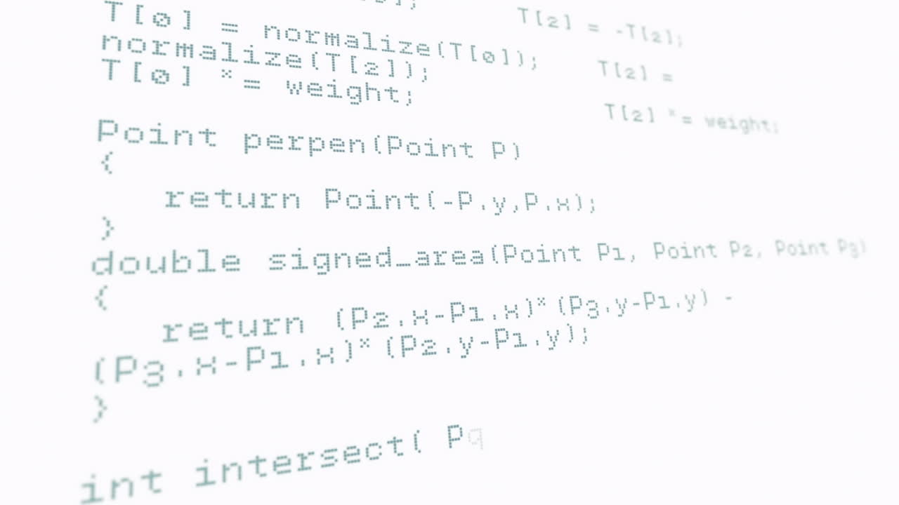 animación del procesamiento de datos sobre un fondo blanco