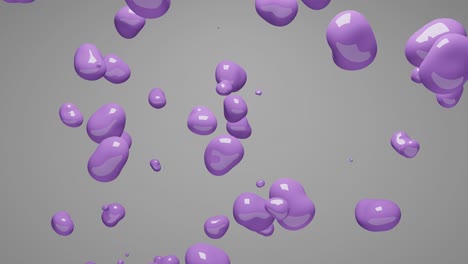 animación de fondo abstracto de forma de fluido líquido